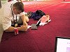 IPaq PocketPC met uitklap toetsenbord als alternatief voor laptop