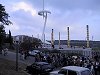 Lopend naar het Olympisch park
